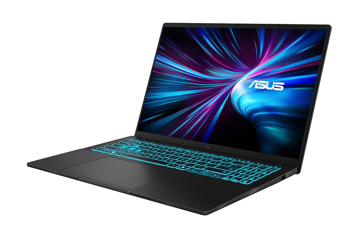 ASUS V16 Gaming V3607VM RP036W 16 Pouces WUXGA 144Hz PC Portable Intel Core 7 up to 5.2 GHz DDR5 1TB SSD NVIDIA GeForce RTX 5060 Laptop GPU Windows 11 Home – Clavier AZERTY - vue 2