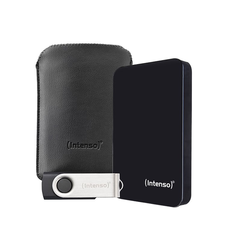 Intenso Bonuspack Disque dur externe portable 2.5 USB 3.2 Gen 1 5400 toursmin mémoire tampon : 8 Mo avec USB flash drive - vue 3
