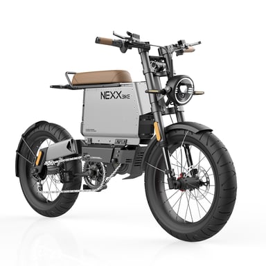 NEXXBIKE X5 Plus Mountain Bike elettrica da 20 pollici Fat Tire Motore da 1000 W Batteria Samsung da 48 V 25 Ah con chiave NFC