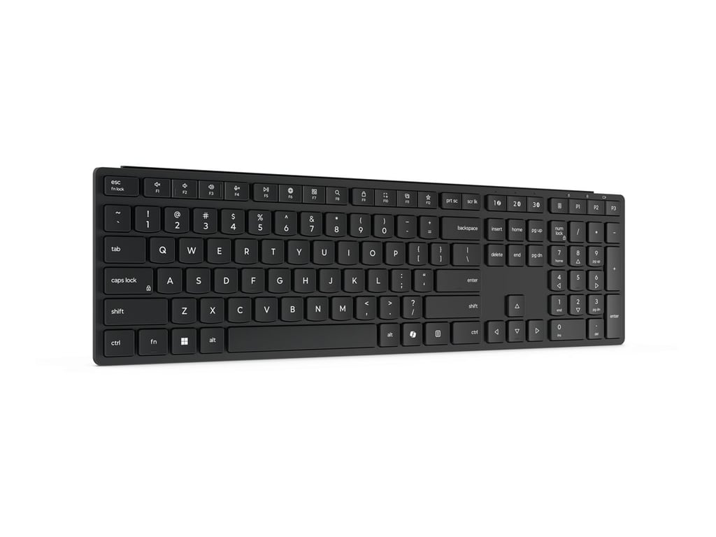 Lenovo Mode Pro 6000 Clavier sans fil 2.4 GHz Bluetooth AZERTY Français eclipse boîtier - vue 3