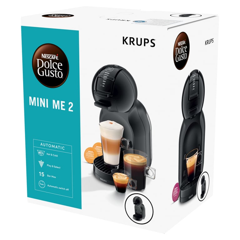 Krups Mini Me KP1438 Semi automatique Cafetière à dosette 0 8 Neuf - vue 2
