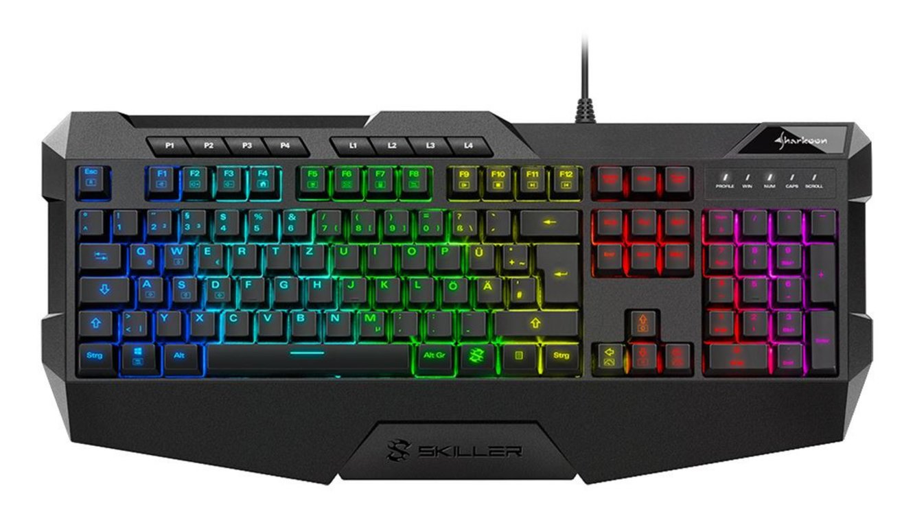 Sharkoon SKILLER SGK4 clavier Jouer USB QWERTZ Allemand Neuf