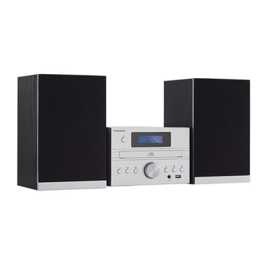 Micro chaîne Bluetooth Thomson MIC122BT - Lecteur CD et radio FM - Puissance musicale 50 W - Techno