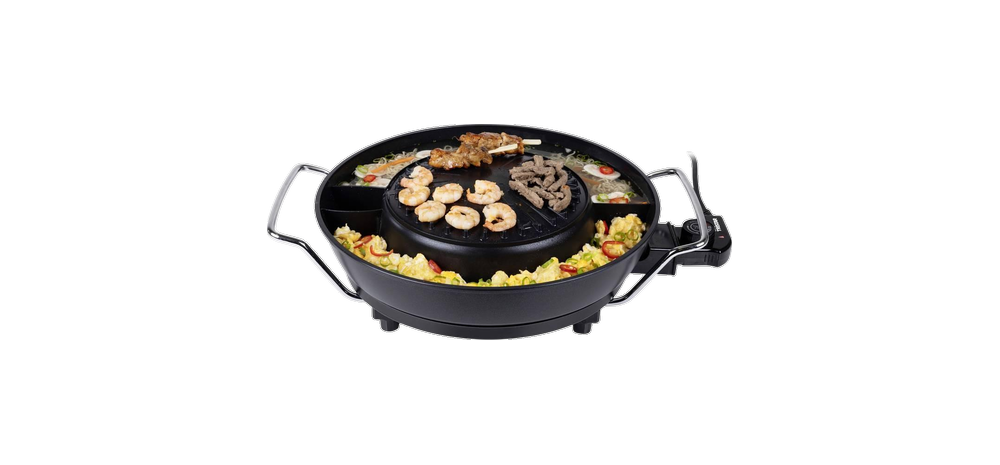 Barbecue coréen Hot Pot Tristar PZ 9131 4 personnes Accessoires inclus - vue 2