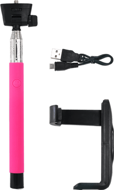 Bastone selfie Bluetooth compatto SmartFoto, rosa
