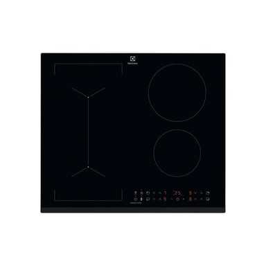 Table de cuisson à induction Electrolux LIV6343 60 cm 4 foyers Bridge boosters H²H noir