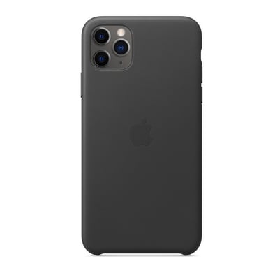 Custodia in pelle nera per Apple iPhone 11 Pro Max