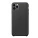 Funda de piel negra para Apple iPhone 11 Pro Max