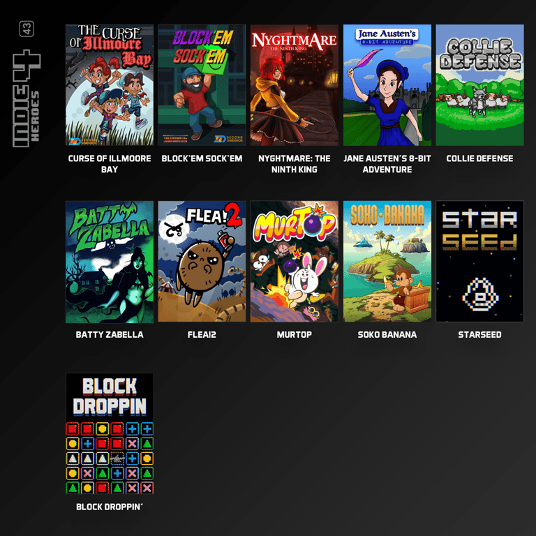 Blaze Evercade Indie Heroes 4 Cartouche n° 43 Neuf - vue 3