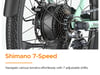 HillMiles MileCity 1 : Vélo électrique urbain 250 W, autonomie de 50 à 100 km, transmission Shimano 7 vitesses, étanchéité IP65, idéal pour les trajets domicile-travail.