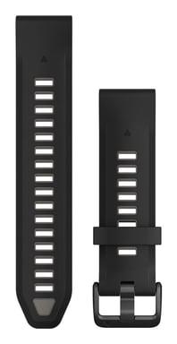 Garmin Quickfit Bande Noir, Gris Silicone