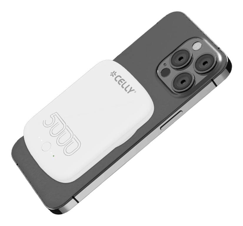 Celly MAGPB5000PROWH banque d'alimentation électrique 5000 mAh Recharge sans fil Neuf - vue 2