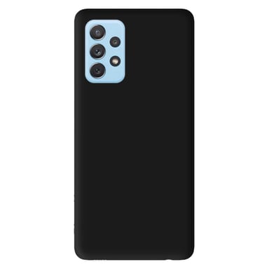 Coque silicone unie Mat Noir compatible Samsung Galaxy A32 4G