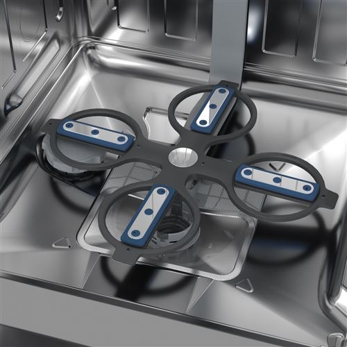 Lave vaisselle Full integrated 60 cm 14 couverts 41 dB 8 programmes Panier superieur Reglable Sur 3 positions. meme charge Depart differe : 30 min 24 h Poids de porte supporte kg : 3.0 9.0 Charnieres renforcees SelFit - vue 4