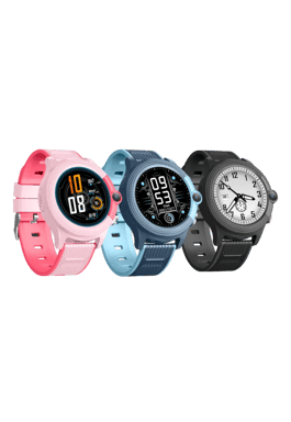 Smartwatch infantil Valdus D36, pantalla IPS de 1,28 pulgadas, 500 mAh, SOS, negro