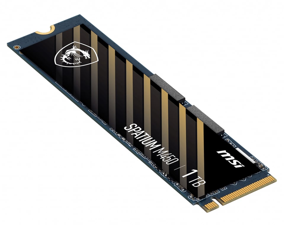 MSI .2 NVMe Gen4 SPATIUM M450 V1 - vue 4