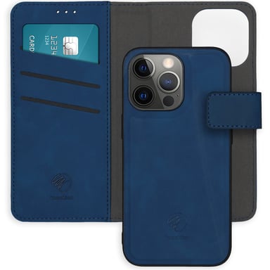 imoshion Etui de télephone luxe 2-en-1 amovible pour Apple iPhone 13 Pro - Blauw