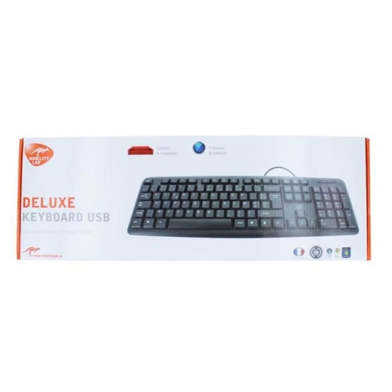 Clavier Filaire Mobility Lab Deluxe DSK-ML300450 – Touches Silencieuses, USB - vue 3
