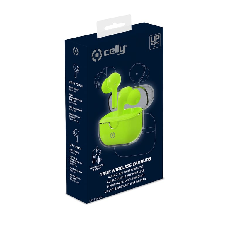Celly CLEAR Écouteurs True Wireless Stereo TWS Ecouteurs AppelsMusique USB Type C Bluetooth Neuf - vue 3