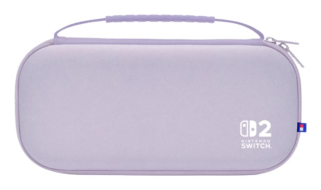 Hori Funda Fina Resistente (Lavanda) para Nintendo Switch 2 – Con licencia oficial de Nintendo