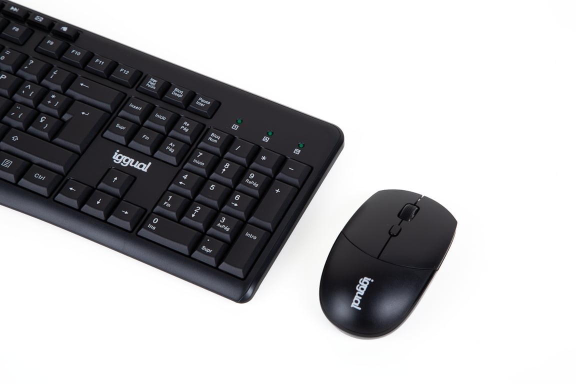 Pack Clavier et Souris iggual WMK-BUSINESS2 – Sans Fil, QWERTY - vue 5