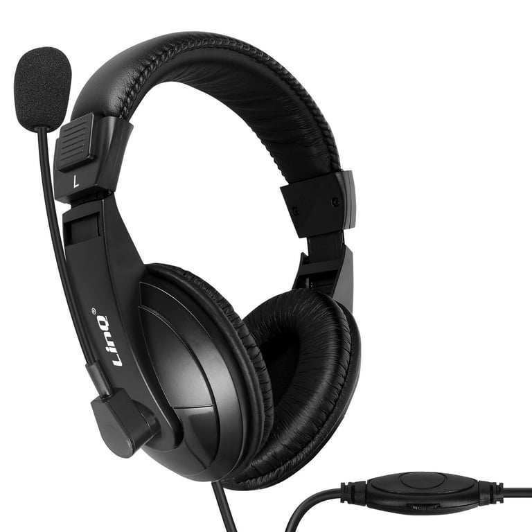 Micro casque PC Connexion USB avec Micro Flexible Design Rembourré LinQ Neuf