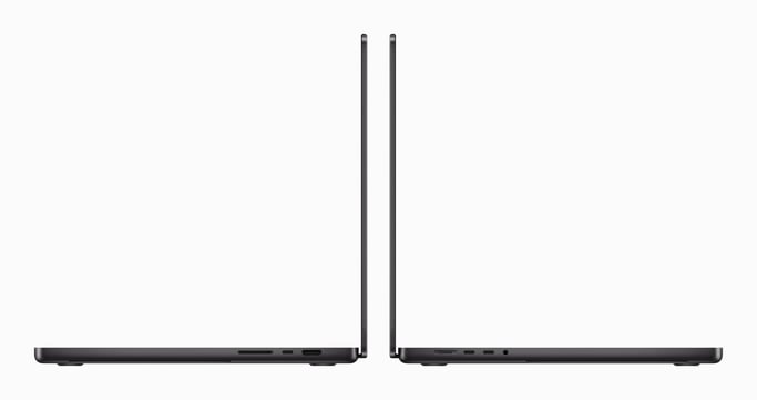 MacBook Pro M3 Pro (2023) 16.2', 512 Go 18 Go Apple GPU 18, Noir sidéral - AZERTY