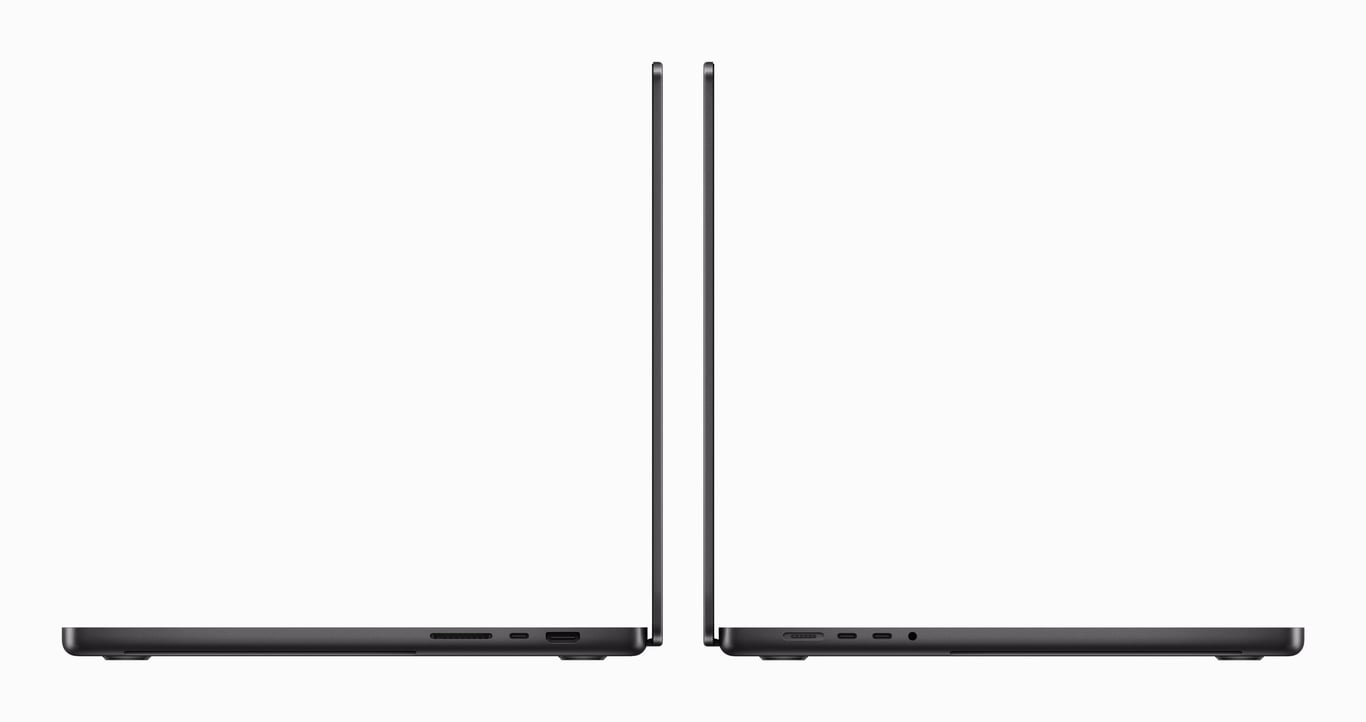 MacBook Pro M3 Pro (2023) 16.2', 512 Go 18 Go Apple GPU 18, Noir sidéral - AZERTY - Bon état