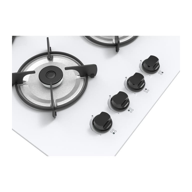 Table De Cuisson Gaz Continental Edison CECTG4VB1 – 4 Foyers Verre Trempé Noir - vue 6