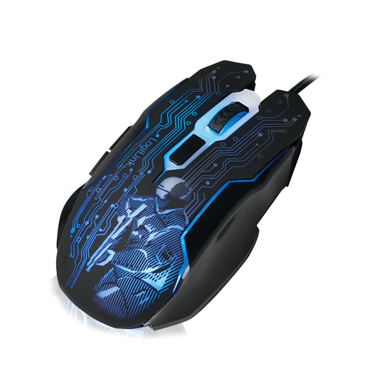 LogiLink ID0137 Jouer Ambidextre USB Type A Optique 2400 DPI Neuf