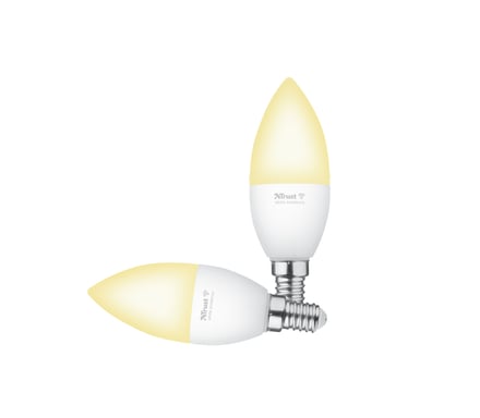 Trust 71297 illuminazione intelligente Lampadina intelligente Wi-Fi Bianca