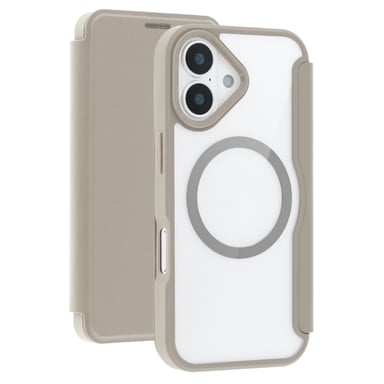 imoshion Bookcase transparente avec MagSafe pour Apple iPhone 17 - Beige
