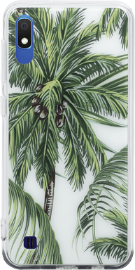 Custodia ibrida per Samsung Galaxy A10 Palm Tress Design Elegante e sottile