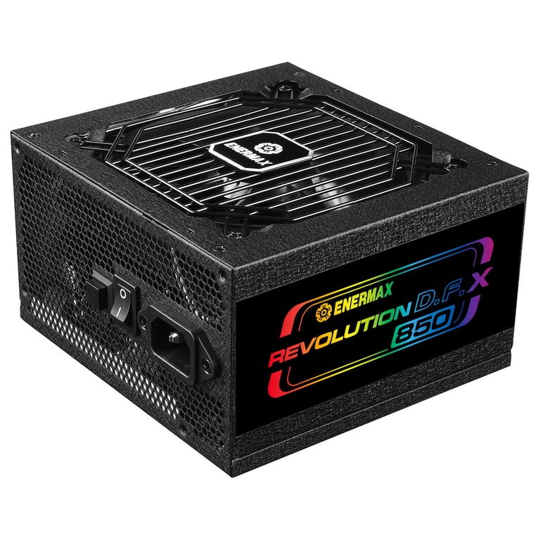 Enermax Revolution D.F. X Alimentation électrique interne entièrement modulaire ATX12V 3.0 80 PLUS Gold CA 100 240 V 850 Watt