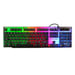 The G-Lab Keyz Neon teclado Juego USB AZERTY Francés Negro