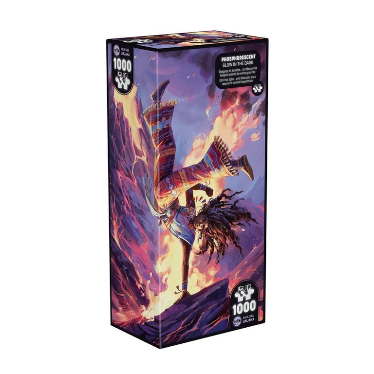 Iello Puzzle Phospho Volcanic Spirit 1000 pièces phosphorescent esprit volcanique