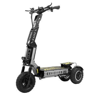 Trottinette électrique tout-terrain OOTD T30 à 3 roues, double moteur 1600 W, 13 pouces, 60 V, 31,2 Ah, pour adulte