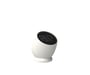 KREAFUNK Bell Réveil digital sans fil – LED dimmable, fonction snooze flip, batterie longue durée, design compact -blanc