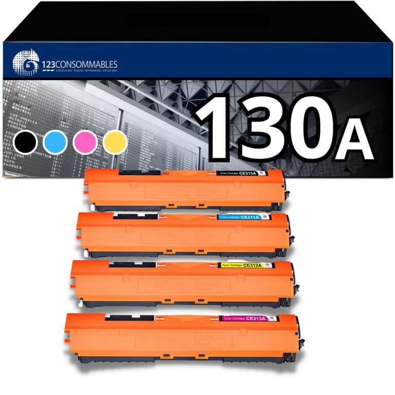 Pack 4 toners compatibles HP Neuf