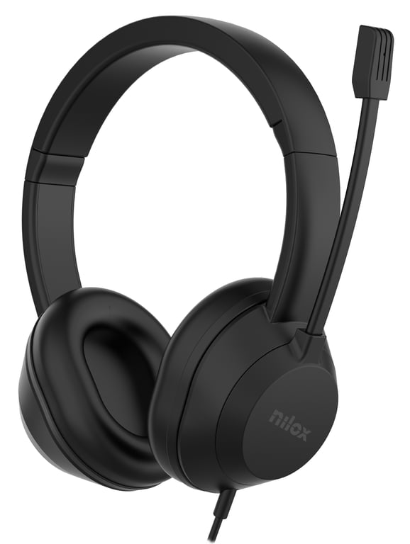 Nilox NXAUSB02 &eacute;couteur/casque &Eacute;couteurs Avec fil Appels/Musique USB Type-A Noir