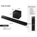 Samsung HW-Q800F/ZF haut-parleur soundbar Noir 5.1.2 canaux 400 W