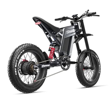 VéLo Électrique Shengmilo S900 | Vitesse Max 65 km/h | Autonomie 60 km | Moteur 1000W*2 | Batterie 60V 30Ah | Pneus 20 Pouces