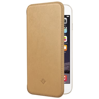 Twelve south Funda para iPhone 6 Plus / 6S Plus SurfacePad de piel con función de soporte Marrón claro