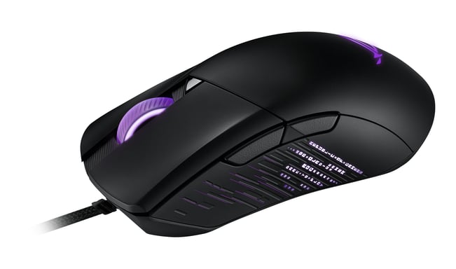 Ratón Gamer con cable Asus Rog Gladius III RGB (Negro)