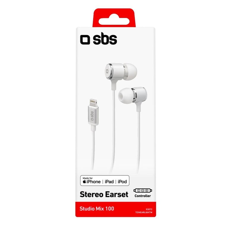 SBS TEINEARLIGHTW écouteurcasque Avec fil Ecouteurs AppelsMusique Neuf - vue 3