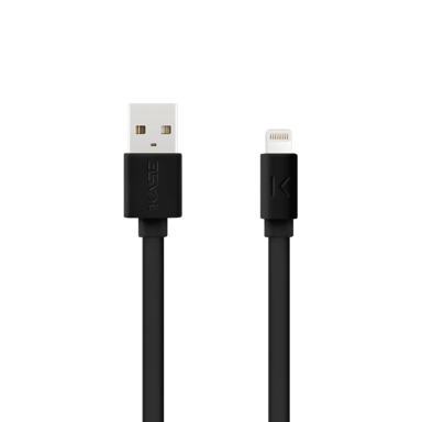 Cable Lightning con certificación MFi Apple Charge Speed 3A de carga/sincronización (1M), negro azabache