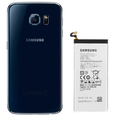 Samsung EB-BG920ABE cellulare parte di ricambio Batteria Nero, Argento
