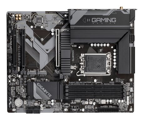 GIGABYTE B760 GAMING X AX Carte Mère - Compatible avec les processeurs Intel Core 14e génération, VRM numérique 8+1+1 phases, jusqu'à 7600MHz DDR5 (OC), 3x PCIe 4.0 M.2, Wi-Fi 6E, 2.5GbE LAN, USB 3.2 Gen 2