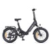 Bicicleta eléctrica compacta ENGWE L20 3.0 Boost de 20'' con neumáticos anchos, 250 W, 75 Nm de potencia, suspensión total y batería de 48 V y 13,5 Ah.