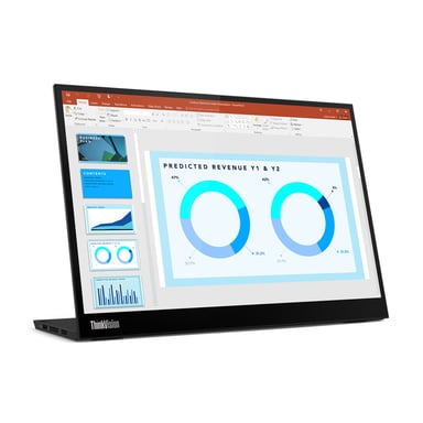 Lenovo ThinkVision M14d Display LED 35,6 cm (14'') 2240 x 1400 pixel 2.2K Nero